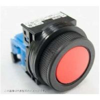富士電機 コマンドスイッチφ30丸フレーム平形押しボタンスイッチ AR30F0R-10R 1個 561-7179（直送品）