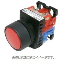 富士電機 コマンドスイッチφ22丸フレーム平形押しボタンスイッチ AR22F0R-11R 1個 561-2053（直送品）