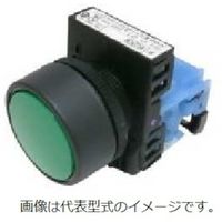富士電機 コマンドスイッチφ22丸フレーム平形押しボタンスイッチ AR22F0R-10G 1個 561-0495（直送品）