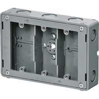 未来工業 未来 埋込スイッチボックス (平塗代付) プラスチック製セーリスボックス CSW-3SNF 1個 139-7074（直送品）