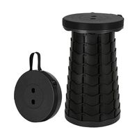 Trimate 10段階 折りたたみ椅子 ブラック AFF-AST001-BK 1個 60-7278-02（直送品）