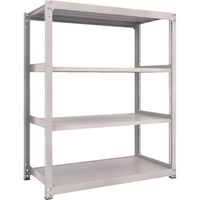 TRUSCO スチールラック M3型中量棚 1500X721XH2100 4段 単体 ネオグレー M3-7574 NG 1セット(1台)（直送品）