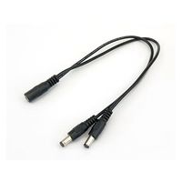 共立電子産業 φ2.1 DC2分配ケーブル CABDC-2.1-2 1本 60-4910-61（直送品）