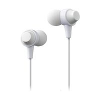 マクセル maxell マイク搭載リモコン付カナル型ヘッドホン「+FiT」 ホワイト MXH-C110SWH 1個 64-8295-75（直送品）