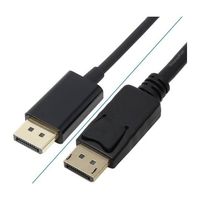 アイネックス スリム&ソフト ラッチなし DP1.4ケーブル 2m AMC-DPSN1420 1個 60-2988-37（直送品）