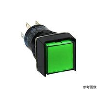 IDEC Φ16A6シリーズ照光押ボタンスイッチ(正角形) AL6Q-M24G 1個 63-6186-39（直送品）