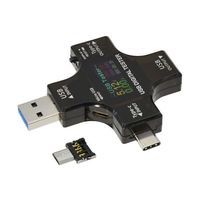 日本トラストテクノロジー 簡易計測器 USBテスター Multi UTEST-MLT 1個 64-6219-44（直送品）