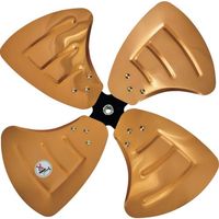 トラスコ中山 TRUSCO ジェネラルファンDC用 45cmアルミハネ(軸穴径10mm)ネジ付 DF45-10A 1個 697-0957（直送品）