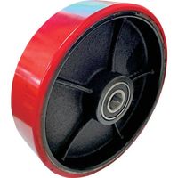 TRUSCO TDT250用ステアリングホイールアッセンブリーφ200×50 ウレタンキャスター TDT250-HA20058 1個（直送品）