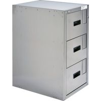 トラスコ中山 TRUSCO 耐震薬品庫 455X600XH800 3段引出型 SY-3N 1台 686-3296（直送品）