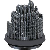 トラスコ中山 TRUSCO ハイスストレートドリル 100本組セット(回転台+カバー付) TSHD-100SET 1セット(1本)（直送品）