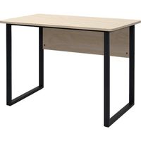 トラスコ中山 TRUSCO 平机 木目天板黒脚 W1000×D600×H700mm TRLD1060-NAA 1台 685-7536（直送品）