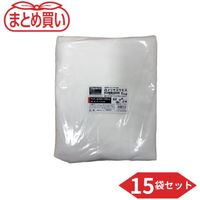 トラスコ中山 TRUSCO まとめ買い 白メリヤスウエス 未使用リサイクル生地 1kg 15袋 EMU1K-15P 1セット(15袋)（直送品）