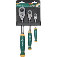 SATA ラチェットハンドルセット 72XP 差込角12.7mm差込角9.5mm差込角6.35mm ST14901G 1セット（直送品）