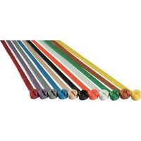 TYーRap 結束バンド 高性能ケーブルタイ 標準 10色混合 幅4.8X長さ183mm 100本入り TY525M-CLRS（直送品）