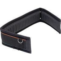 トラスコ中山 TRUSCO 三つ折りサポーターベルト Mサイズ 750mm TMSB-M750-BK 1本 695-1097（直送品）