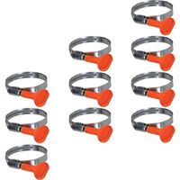 TRUSCO まとめ買い ステンレス強力機械ホースバンド 締付径32~50mm(SUS304)10個入 TSB-50A-10 1箱(10個)（直送品）