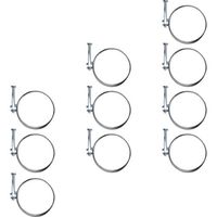 トラスコ中山 TRUSCO まとめ買い ネジ式ワイヤバンド 締付径52~58mm 10個入 TWB-58A-10 1箱(10個)（直送品）