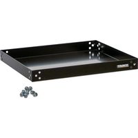 トラスコ中山 TRUSCO ツールワゴン ラビットワゴン用棚板 400X350 ブラック RBW-43T BK 1枚 699-1715（直送品）