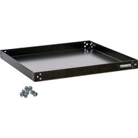 トラスコ中山 TRUSCO ツールワゴン ラビットワゴン用棚板 500X500 ブラック RBW-55T BK 1枚 699-1721（直送品）