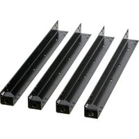 トラスコ中山 TRUSCO ツールワゴン ラビットワゴン支柱セット H600用 ブラック RBW-H6SET BK 1組(4本)（直送品）