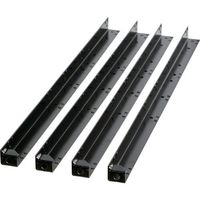 トラスコ中山 TRUSCO ツールワゴン ラビットワゴン支柱セット H880用 ブラック RBW-H9SET BK 1組(4本)（直送品）