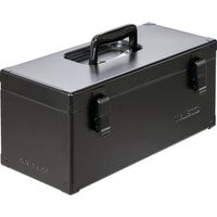 トラスコ中山 TRUSCO 片開きツールボックス つや消しブラック W405×D173×H175 TB-400-BK 1個 696-9934（直送品）