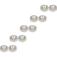 TRUSCO まとめ買い ネオジム丸形磁石 皿ねじ穴付 外径12mmX4mm M3 10個入 T12R04-M3-10P 1パック(10個)（直送品）