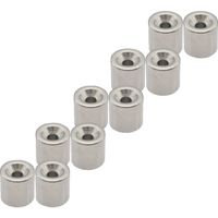 TRUSCO まとめ買い ネオジム丸形磁石 皿ねじ穴付 外径8mm×8mm M2 10個入 T08R08-M2-10P 1パック(10個)（直送品）