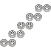 TRUSCO まとめ買い ネオジム丸形磁石 皿ねじ穴付 外径9mm×3mm M2 10個入 T09R03-M2-10P 1パック(10個)（直送品）