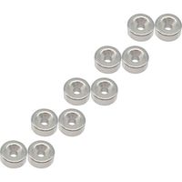 TRUSCO まとめ買い ネオジム丸形磁石 皿ねじ穴付 外径9mm×4mm M2 10個入 T09R04-M2-10P 1パック(10個)（直送品）