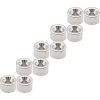 TRUSCO まとめ買い ネオジム丸形磁石 皿ねじ穴付 外径6MM×4MM M1.6 10個入 T06R04-M1.6-10P（直送品）