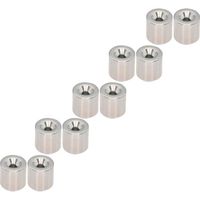 TRUSCO まとめ買い ネオジム丸形磁石 皿ねじ穴付 外径7MM×7MM M1.6 10個入 T07R07-M1.6-10P（直送品）