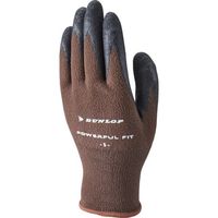 ダンロップホームプロダクツ ダンロップ パワフルフィットデイリー Sブラウン 9424 1双 698-5425（直送品）