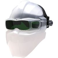 育良精機 育良 防災面 フェイスシールド(グリーン) ISKーFSGR (40359) 1個 696-5238（直送品）