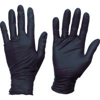TRUSCO まとめ買い 使い捨てニトリル手袋TGスタンダード 0.08粉無黒M 100枚 10箱 TGNN08BKM10P（直送品）