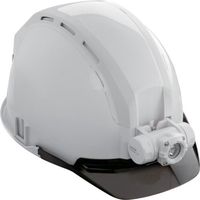 TJMデザイン タジマ ヘルメット セフメット(セフ取付溝付ヘルメット) ベーシックセット MD ホワイト HSWB2 1セット（直送品）