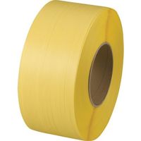 トラスコ中山 TRUSCO 自動梱包器用PPバンド エコノミー 幅15mm×長さ2500m 黄 GPP-150Y 1巻 698-4629（直送品）
