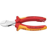 KNIPEX 絶縁コンパクトニッパー XーCUT 1000V絶縁落下防止ハンドル 7306-160TBK 1丁 696-4291（直送品）