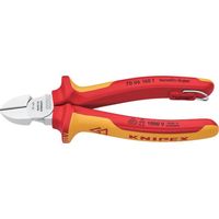 KNIPEX 絶縁電工ニッパー 1000V絶縁 落下防止 160mm 7006-160TBK 1丁 696-4286（直送品）