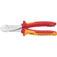 KNIPEX 絶縁1000V強力型ニッパー 落下防止 200mm 7406-200TBK 1丁 696-4288（直送品）