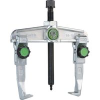 クッコ スライド式ギヤプーラー 2本アーム 固定ノブ付 最大径130mm 深さ100mm 20-10X 1台 692-1490（直送品）