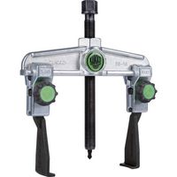 クッコ スライド式ギヤプーラー 2本アーム 薄爪・固定ノブ付き 最大径120mm 深さ100mm 20-10XS 1台 692-1534（直送品）