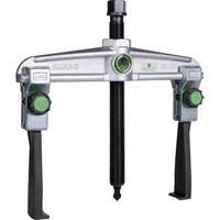 クッコ スライド式ギヤプーラー 2本アーム 薄爪・固定ノブ付き 最大径200mm 深さ150mm 20-20XS 1台 692-1530（直送品）