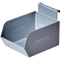 トラスコ中山 TRUSCO パンチングパネル用スチールコンテナ 小 シルバー SFBOX1SV 1個 693-1382（直送品）