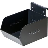 トラスコ中山 TRUSCO パンチングパネル用スチールコンテナ 小 ブラック SFBOX1BK 1個 693-1379（直送品）