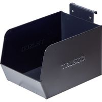 トラスコ中山 TRUSCO パンチングパネル用スチールコンテナ 大 ブラック SFBOX2BK 1個 693-1381（直送品）