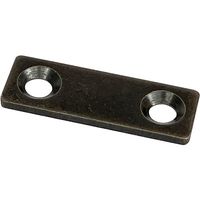 ダイドーハント DAIDOHANT スリムサポート 一文字 ブロンズ (a)35×(b)12×(t)2mm (1個) 00069133 1個（直送品）