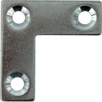 DAIDOHANT スリムサポート L字フラット ユニクロ(シルバー) (a)35×(b)12×(t)2mm (1個) 00069154（直送品）