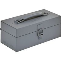 トラスコ中山 TRUSCO 片開きツールボックス 210×102×80 アーセナルグレー TB-210DG 1個 691-5834（直送品）